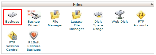 backup database 1