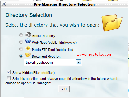 pilih directory