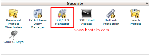 ssl tls manager