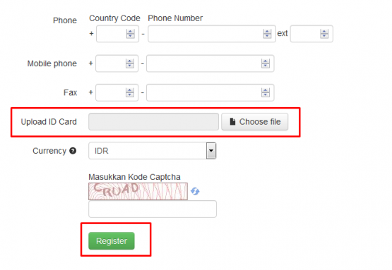 Country phone code