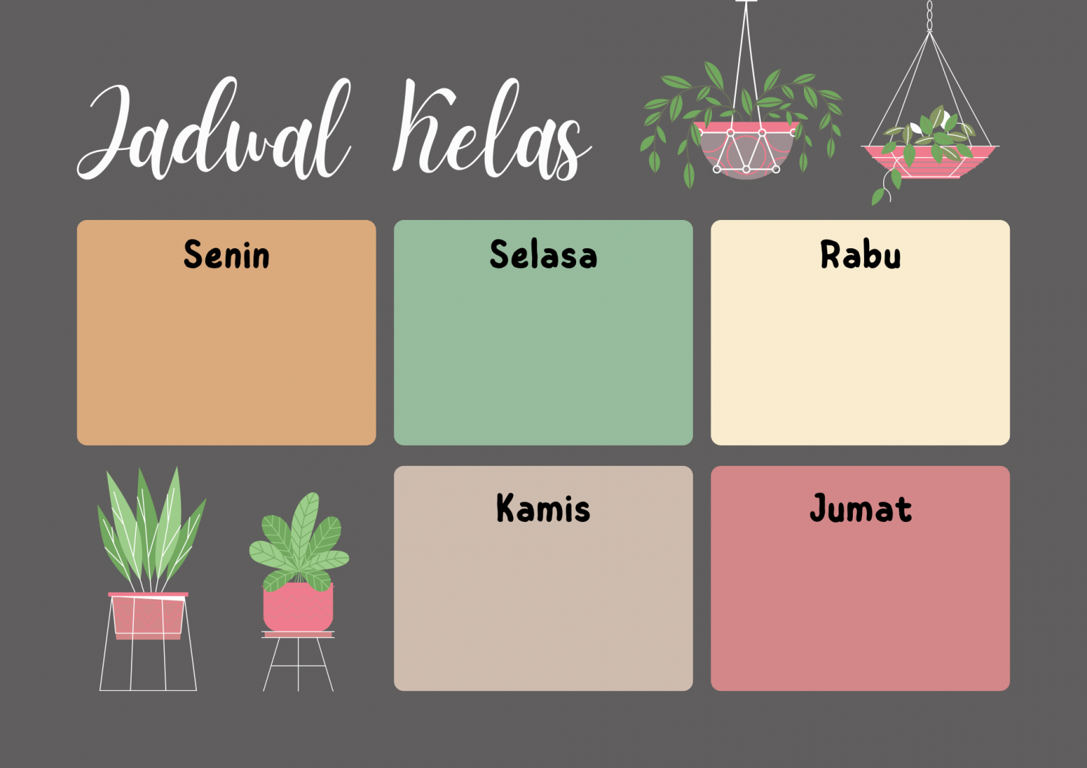 Template Jadwal Pelajaran Yang Aesthetic Hosteko Blog 8983