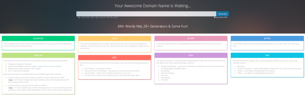 Domain Name Generator Untuk Mencari Ide Nama Domain ...