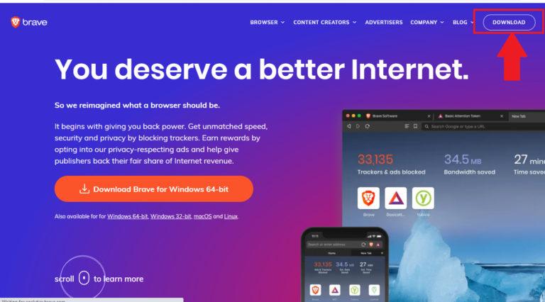 brave browser vpn android