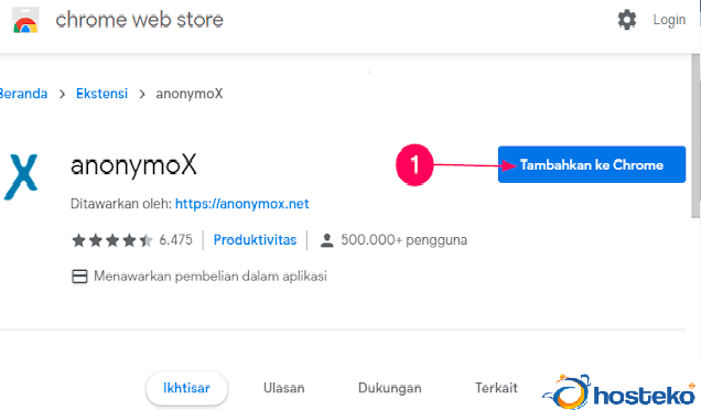 add on anonymox for chrome