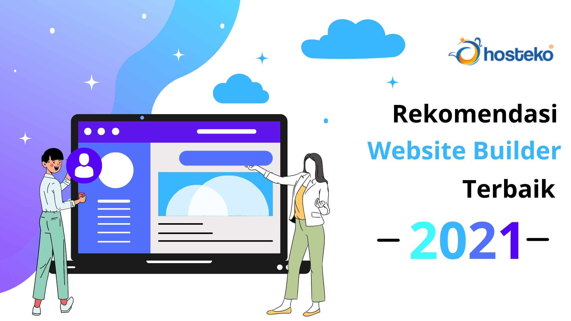 Rekomendasi Website Builder Terbaik 2021 - Hosteko Blog