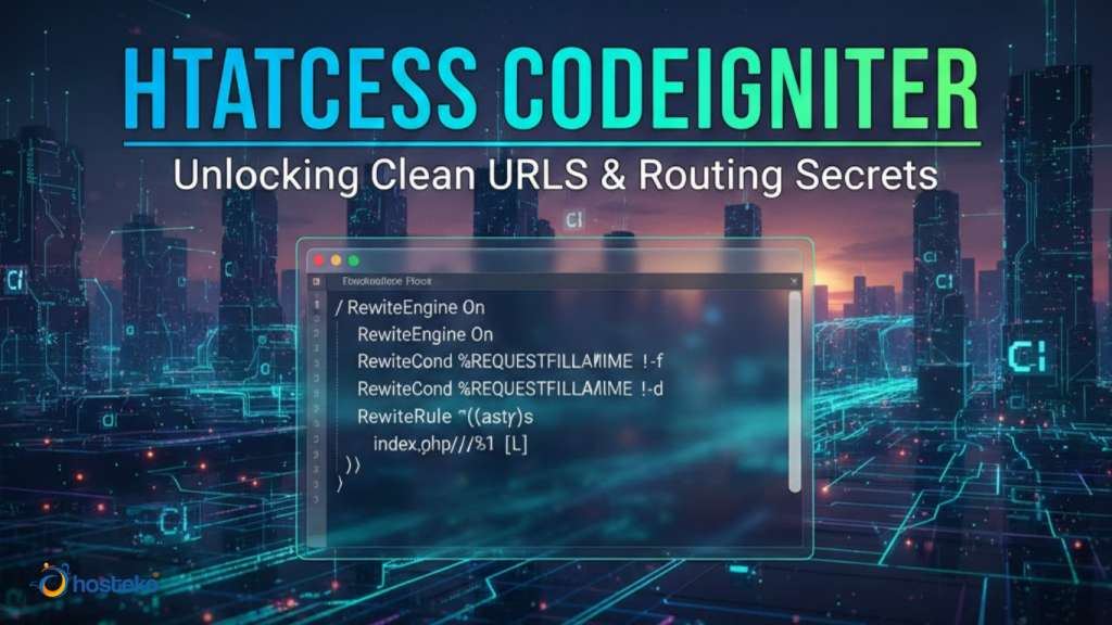Cara Menggunakan .htaccess di CodeIgniter Dengan Mudah - Hosteko Blog