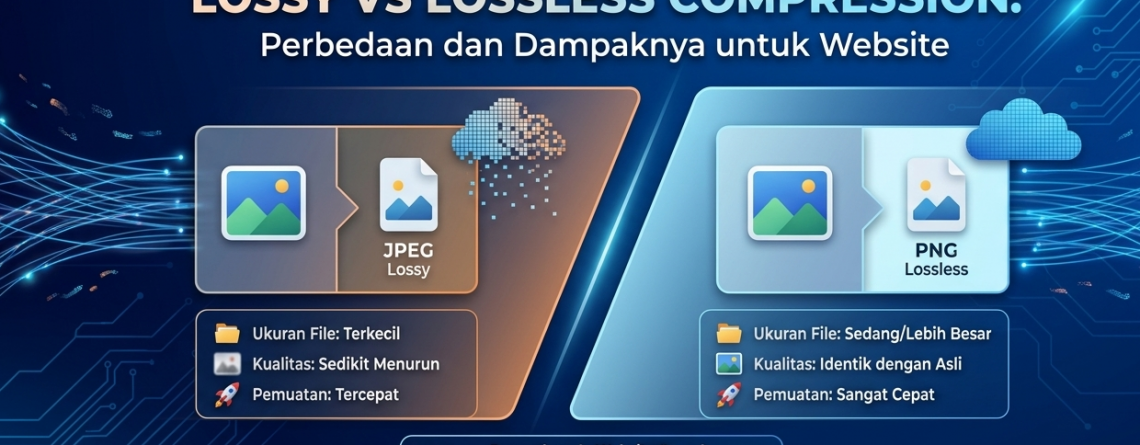 Lossy vs Lossless Compression: Perbedaan dan Dampaknya untuk Website