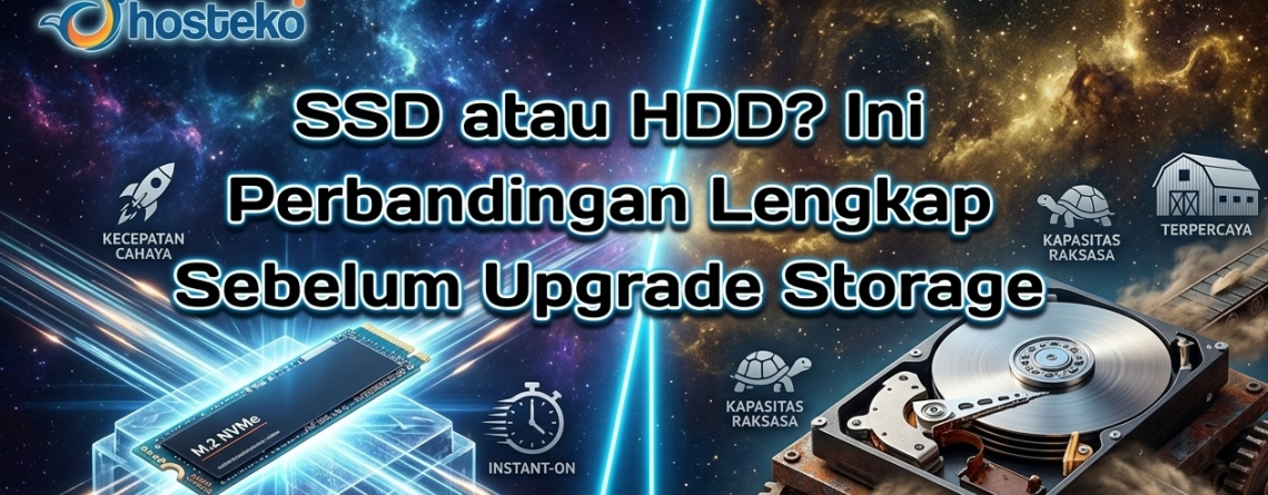 SSD atau HDD? Ini Perbandingan Lengkap Sebelum Upgrade Storage