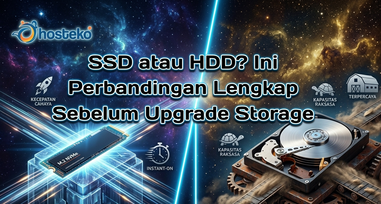 SSD atau HDD? Ini Perbandingan Lengkap Sebelum Upgrade Storage