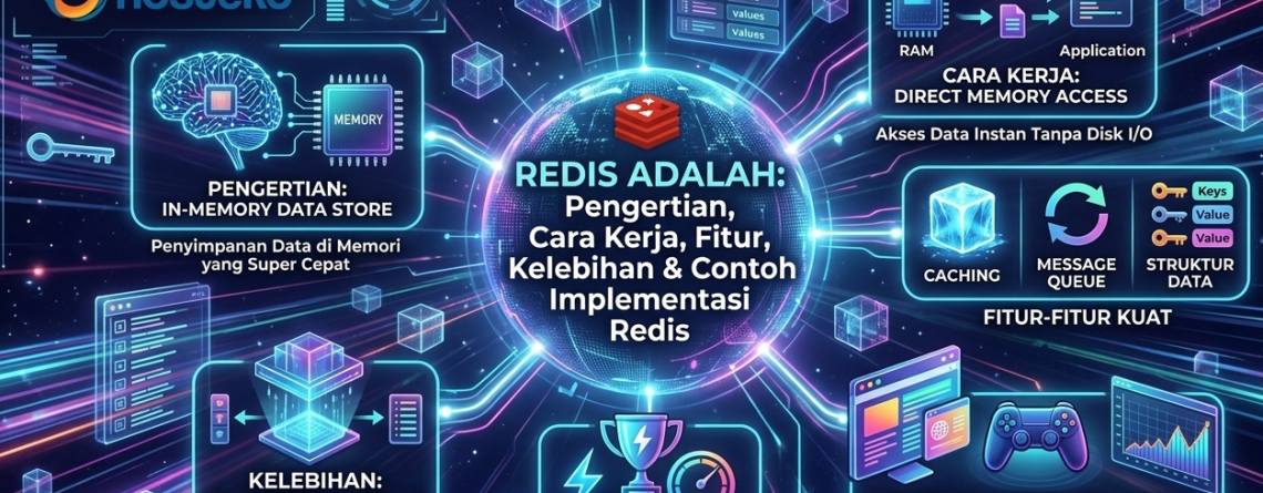 Redis Adalah: Pengertian, Cara Kerja, Fitur, Kelebihan & Contoh Implementasi Redis