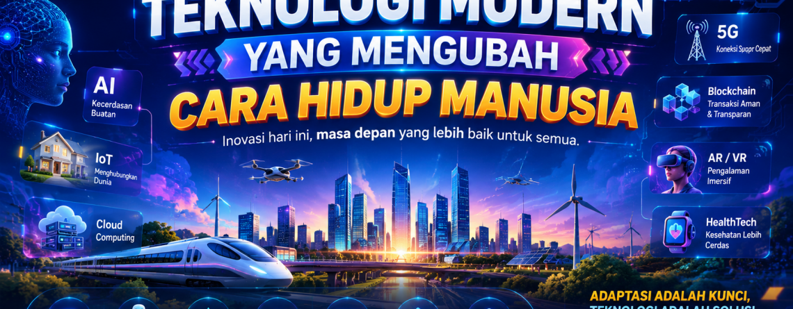 Teknologi mengubah cara hidup manusia