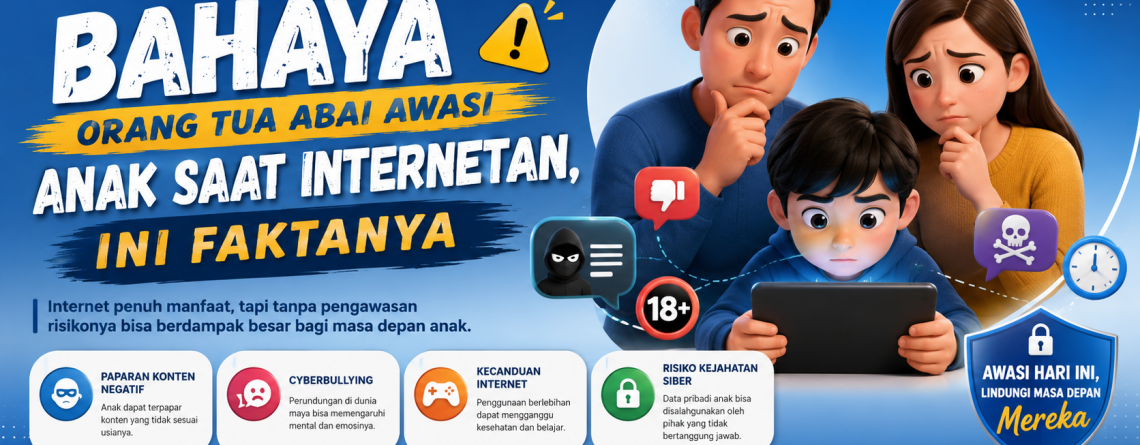 Bahaya internet bagi anak-anak