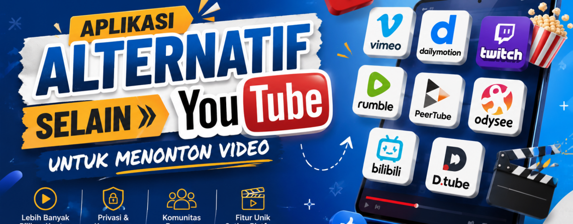Alternatif aplikasi video selain YouTube