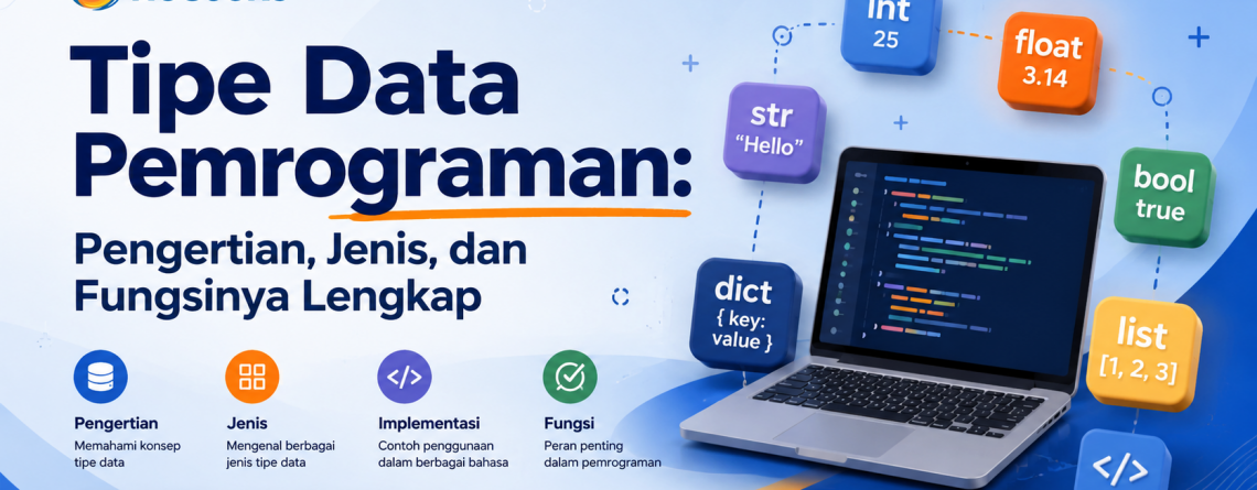 Tipe data pemrograman lengkap dan visual