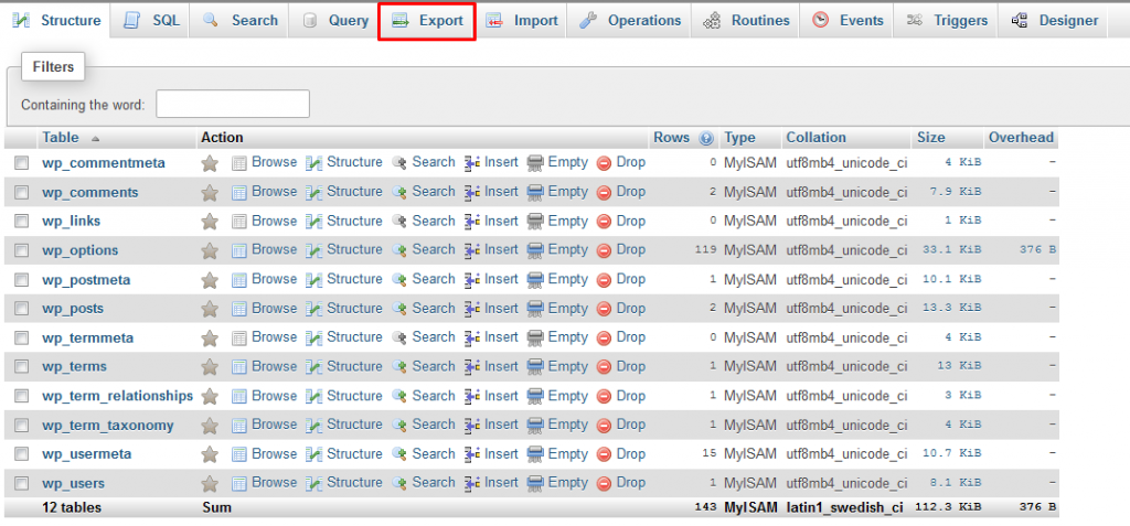 Cara Export/Import Database MySQL Lewat PHPMyAdmin - HOSTEKO